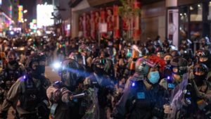 demonstratii in hong-kong